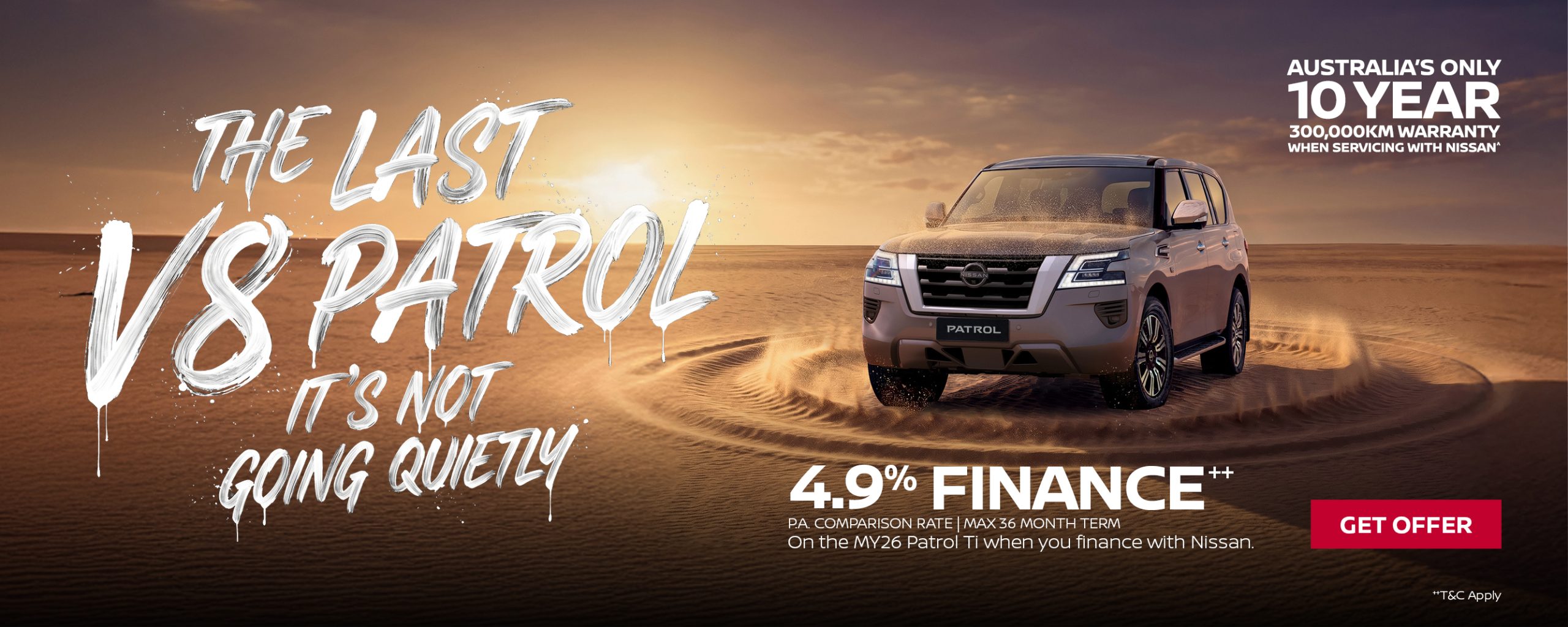 Nissan Patrol 4.9 Finance OCT26   Web Banner