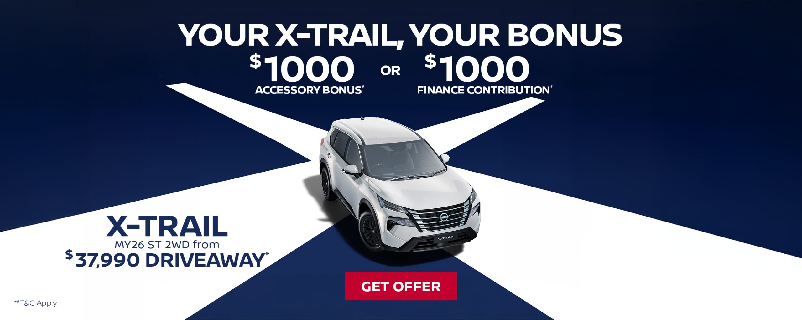 Nissan X Trail Driveaway Sep26   Web Banner
